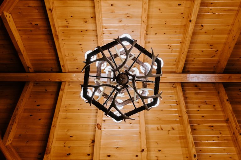 Enhance Your Space with a Geometric Pattern Ceiling Light