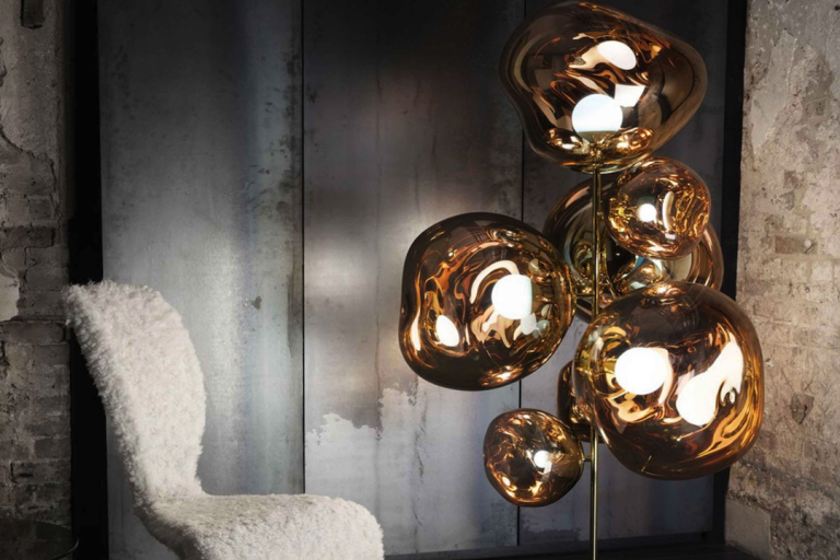 Transform Your Space with Living Room Glass Melting Light