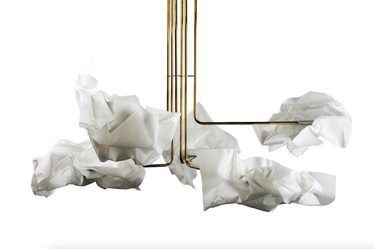 Elegant Illumination: The Paper Chandelier