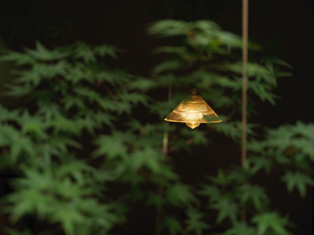 Photo Ginkgo Leaf Floor Lamp
