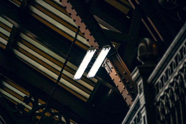 Enhance Your Space with a Vertical Ribbed Glass Globe Ceiling Light