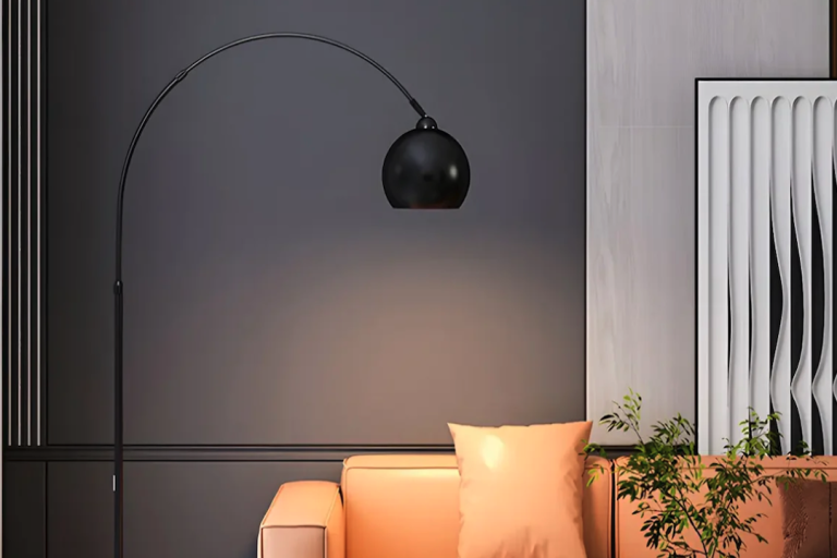 Enhance Your Space with a Sleek Chrome Arc Floor Lamp