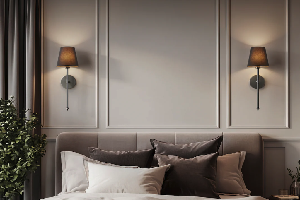 Enchanting Vampire Romance: Dark Bedroom Sconce